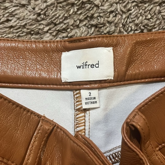 Wilfred faux leather pants - Picture 2 of 5